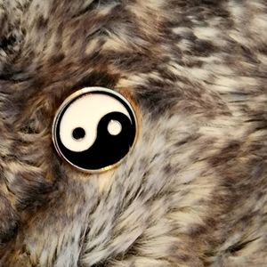 Ying and yang croc jibbitz charm